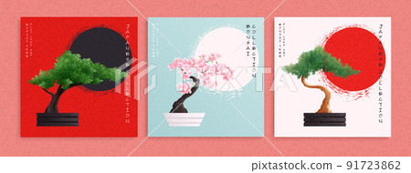 Bonsai Trees Cards 91723862