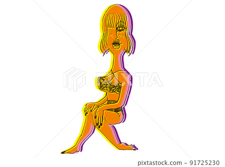高腰比基尼的女人 91725230