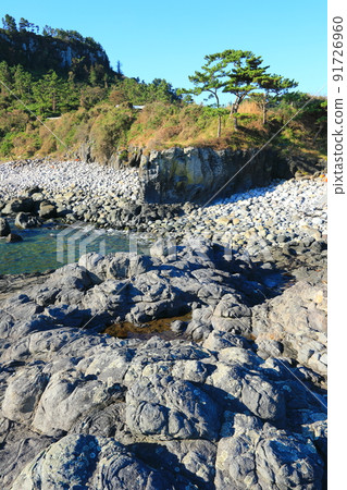 Park Soo-gijeong, 熔岩, 懸崖, 懸崖, 釣魚點, 海岸, 海灘, 休息, 91726960