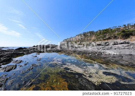 Park Soo-gijeong, 熔岩, 懸崖, 懸崖, 釣魚點, 海岸, 海灘, 休息, 91727023