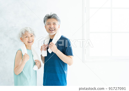 老年夫婦鍛煉（運動/健康/保健） 91727091