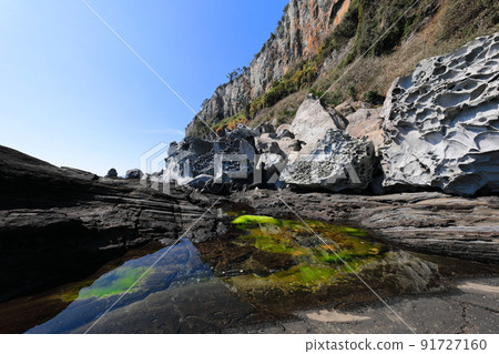 Sugijeong, 懸崖, 懸崖, 岩石, 熔岩, 釣魚場, 奇怪的岩石, 旅遊景點, 景點, 91727160