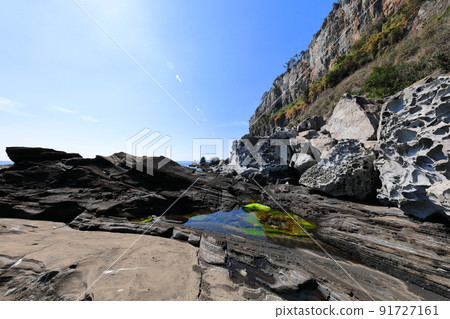 Sugijeong, 懸崖, 懸崖, 岩石, 熔岩, 釣魚場, 奇怪的岩石, 旅遊景點, 景點, 91727161