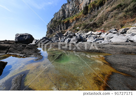 Sugijeong, 懸崖, 懸崖, 岩石, 熔岩, 釣魚場, 奇怪的岩石, 旅遊景點, 景點, 91727171