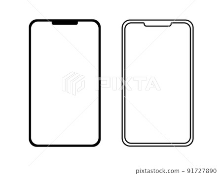 智能手機終端圖標插圖素材 智能手機終端圖標插圖素材 91727890