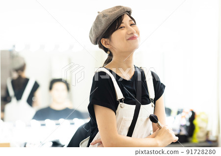 模特和髮型 91728280