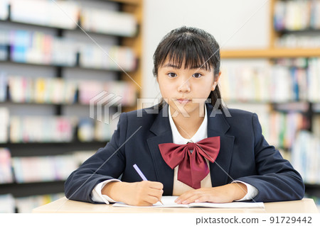 Junior high school classroom School photography cooperation: Japanese language school attached to Chuo Technical School 91729442