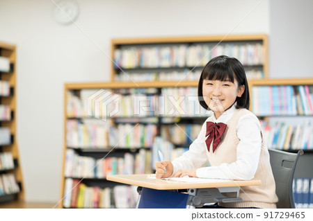 Junior high school classroom School photography cooperation: Japanese language school attached to Chuo Technical School 91729465