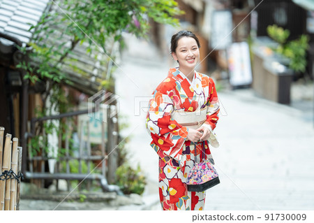 和服女性京都女性之旅 91730009