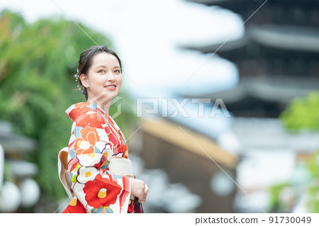 和服女性京都女性之旅 91730049