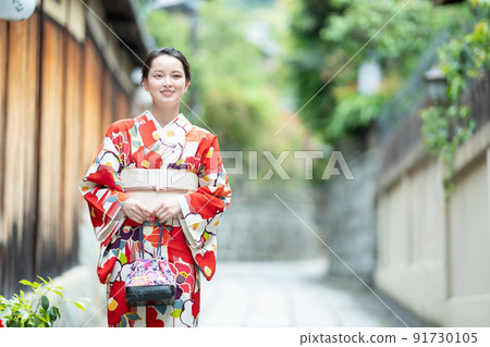 Kimono women Kyoto women's trip Kimono women Kyoto women's trip 91730105