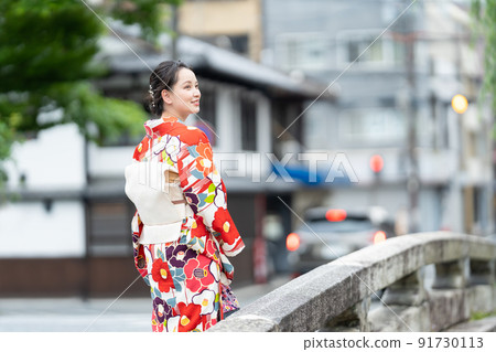 和服女性京都女性之旅 91730113