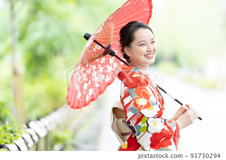 和服女性京都女性之旅 91730294