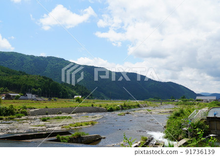 Rural landscape in the countryside 91736139