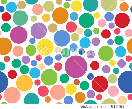 Background of multicolored circles of different sizes. Background of multicolored circles of different sizes. 91736994