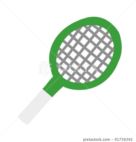 Tennis racket green 91738392