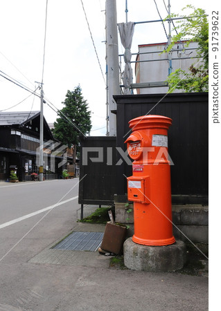 Akita Yokote Maru Post Scenery (in front of Masuda Morning Market in the Shigedenken district) 91739622