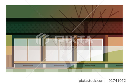 An old folk house that weaves the beautiful four seasons of Japan. I expressed the gentle taste of Japanese houses. As a background or wallpaper An old folk house that weaves the beautiful four seasons of Japan. I expressed the gentle taste of Japanese houses. As a background or wallpaper 91741052