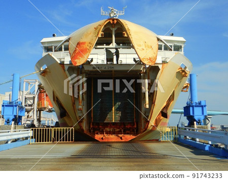 Board the Nankai Ferry from Tokushima Port. Board the Nankai Ferry from Tokushima Port. 91743233