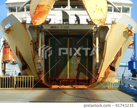 Board the Nankai Ferry from Tokushima Port. Board the Nankai Ferry from Tokushima Port. 91743235