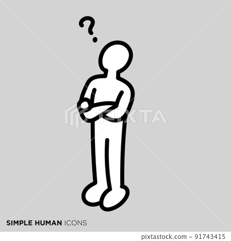 簡單的人類偶像系列“思想者” 91743415