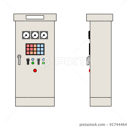 Illustration of an operation panel for operating machinery and equipment Illustration of an operation panel for operating machinery and equipment 91744464