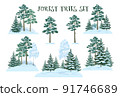 Christmas Winter Landscapes 91746689