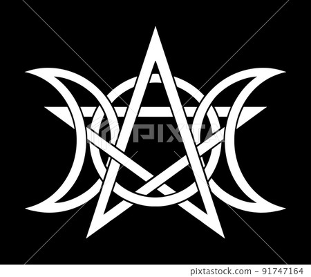 Triple Moon Pentagram Triple Moon Pentagram 91747164