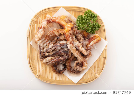 Gesoten squid geso tempura 91747749