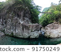 Very big rocks, suspension bridges and clear water 91750249
