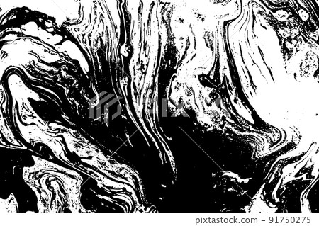 Marble background. Black and white grunge texture. 91750275
