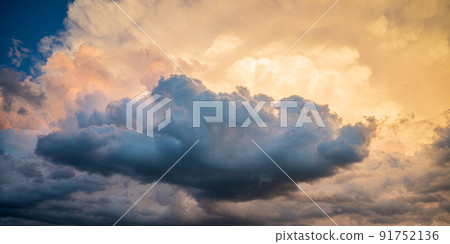 Majestic clouds of various colors Majestic clouds of various colors 91752136