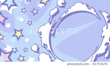 煙霧效果圓框_美國背景_16：9 91753670