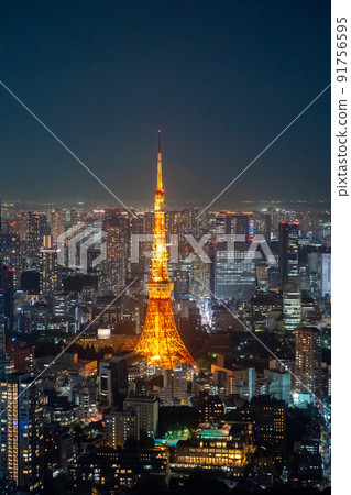 東京城市形象夜景 東京城市形象夜景 91756595
