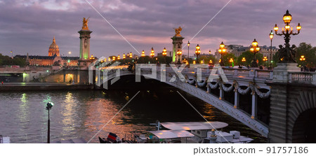 Bridge of Alexandre III, Paris, France Bridge of Alexandre III, Paris, France 91757186
