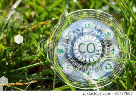 carbon neutral bussiness concept 91757605