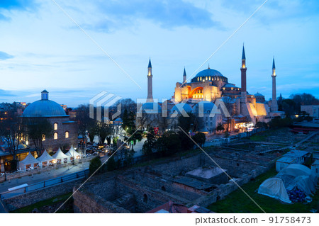 hagia sophia cathedral church, Istanbul hagia sophia cathedral church, Istanbul 91758473