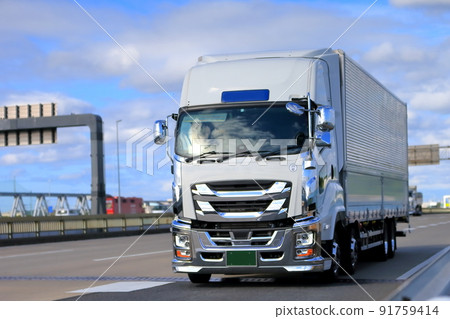 Logistics truck image Logistics truck image 91759414