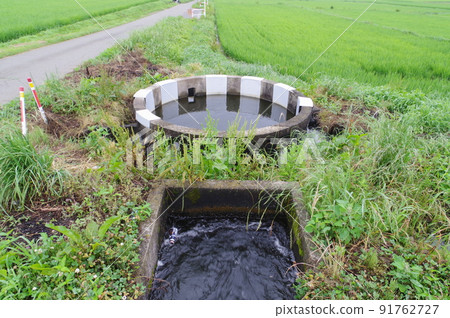 Irrigation facility in Nagano Prefecture Nishitenryu main canal Cylindrical diversion group "Oguchi No. 32 2" Characteristic irrigation facility Irrigation facility in Nagano Prefecture Nishitenryu main canal Cylindrical diversion group "Oguchi No. 32 2" Characteristic irrigation facility 91762727