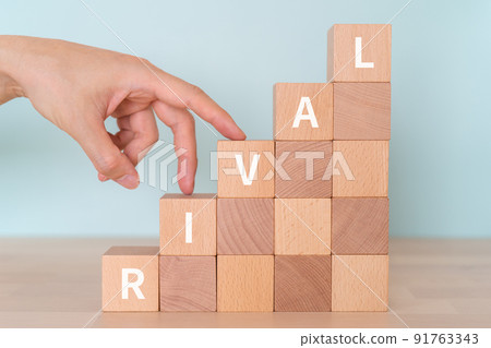 Image of rivals | Blocks and hands with "RIVAL" written on them Image of rivals | Blocks and hands with "RIVAL" written on them 91763343