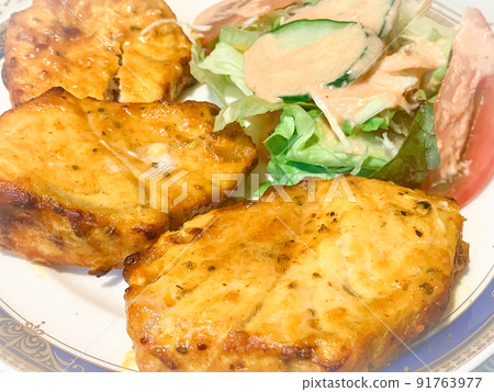 Indian food, tandoori fish Indian food, tandoori fish 91763977