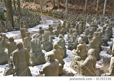 [Unpen Temple (Pilgrimage of 500 Rakan)] (Shikoku Sacred Ground No. 66 Unpen Temple) Norochi Shirachi, Ikeda-cho, Miyoshi City, Tokushima Prefecture 91765336