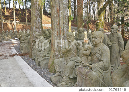 [Unpen Temple (Pilgrimage of 500 Rakan)] (Shikoku Sacred Ground No. 66 Unpen Temple) Norochi Shirachi, Ikeda-cho, Miyoshi City, Tokushima Prefecture 91765346