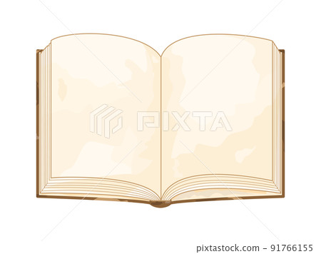 Illustrations of old open books and notebooks 91766155