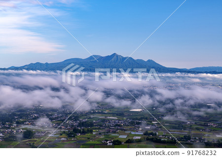 Miyakonojo Basin and Kirishima Mountain Range 91768232
