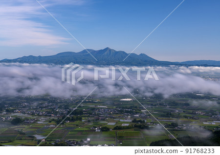 Miyakonojo Basin and Kirishima Mountain Range 91768233