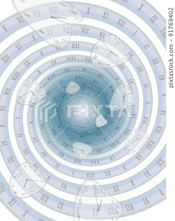 Background of the passage of time Blue vector illustration Vertical Background of the passage of time Blue vector illustration Vertical 91769402