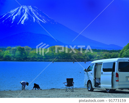 Mt. Fuji, Lake Shoji, Tategohama, Van Life Mt. Fuji, Lake Shoji, Tategohama, Van Life 91773159