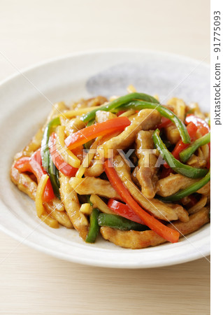 胡椒牛排用辣椒粉、胡椒和豬肉 胡椒牛排用辣椒粉、胡椒和豬肉 91775093