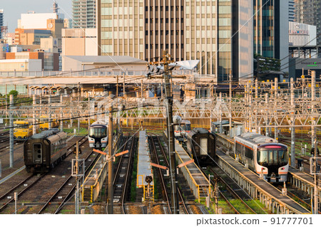 [名古屋車輛區]黃昏的火車車庫 91777701